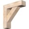 Ekena Millwork Traditional Block Smooth Bracket w/ Offset Brace, Douglas Fir, 7 1/2"W x 28"D x 28"H BKT0806X28X28TRA05SDF - alternate 1